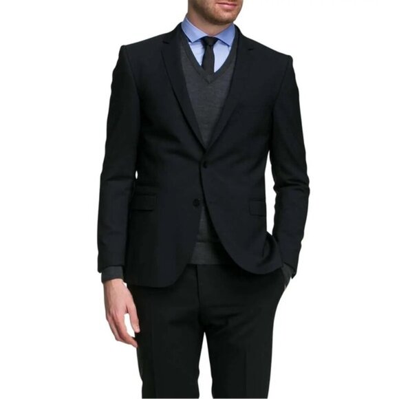Strellson Sky James Virgin Wool Blazer Sz 52 - Picture 1 of 16